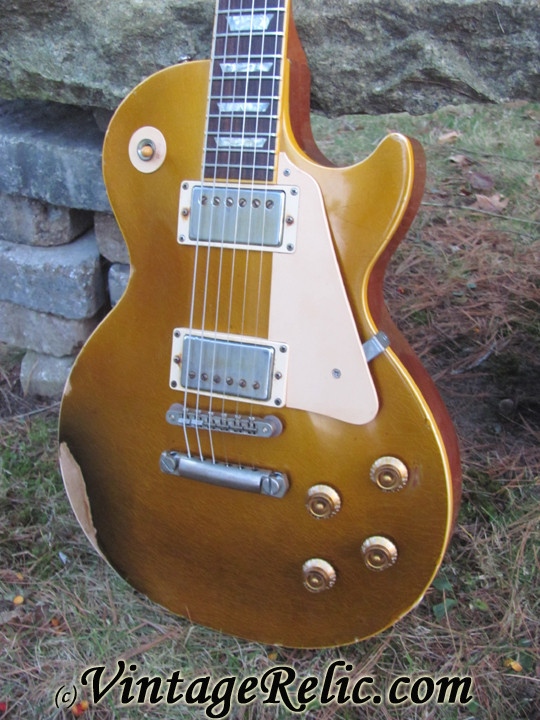 Gibson Les Paul Goldtop | Vintage RelicGuitar relic'ing aging 