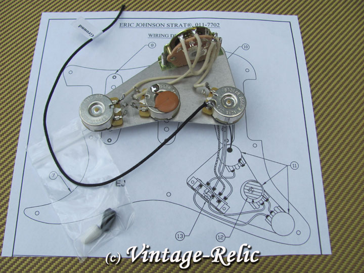 Strat: Eric Johnson .1uF Disc | Vintage RelicGuitar relic ... guitar volume control wiring diagram for 