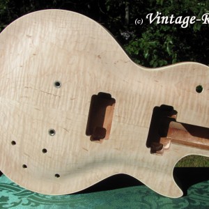 Honduran Mahogany BODY (older growth) for Gibson Les Paul style ’59 Burst #1399 [sold]